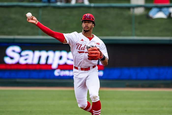 16-Brice Matthews Nebraska Baseball vs Penn State G3 2023